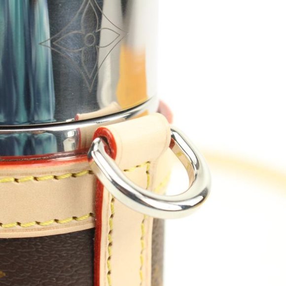 Louis Vuitton Monogram Flask Holder Thermos with Case Water Bottle 78lk524s - Picture 11 of 12